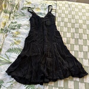 Y2K Black Mini Dress